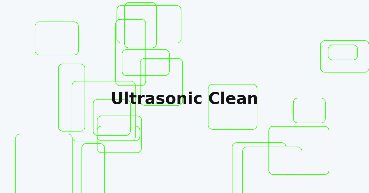 Water‑Damage Ultrasonic Cleaning (Service)